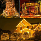 LumiGrid Net LED Lights – Decorative Mesh Fairy Lights | 8 Lighting Modes | Indoor & Outdoor Celebration Lighting