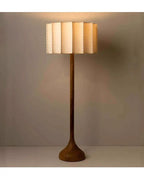 HikariWood Floor Lamp – Wabi-Sabi Wooden Standing Light | Japandi Ambient LED Lighting for Modern Interiors