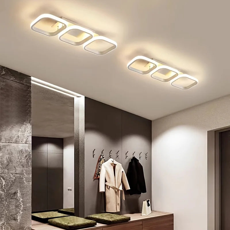Norvexa LED Ceiling Light – Dimmable Modern Ceiling Lamp | Scandinavian Ambient Lighting for Contemporary Interiors