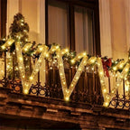 LumiRibbon Gold LED Ribbon String Lights – Decorative Lighted Ribbon for Christmas Trees, Gifts & Festive Displays
