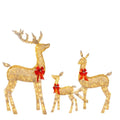 LumiGift Illuminated Gift Boxes – Set of 3 LED Christmas Decorations | Indoor & Outdoor Holiday Display