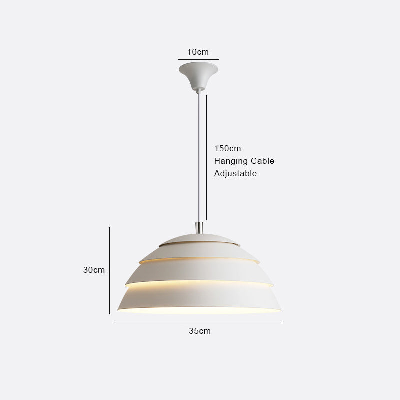 Nordic Dome Pendant Light – Modern LED Ceiling Lamp | Minimalist Kitchen & Dining Lighting