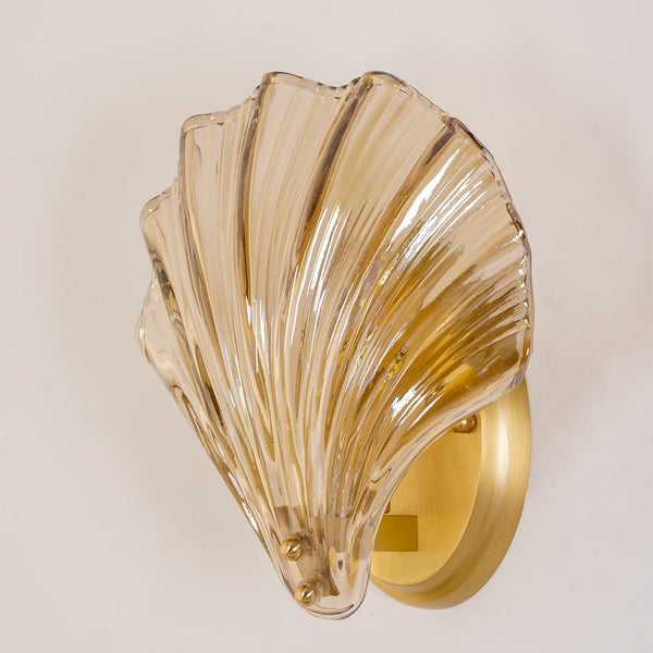 Nautilus Shell Wall Light – Coastal Brass Sconce | Luxury Nautical Accent Lighting
