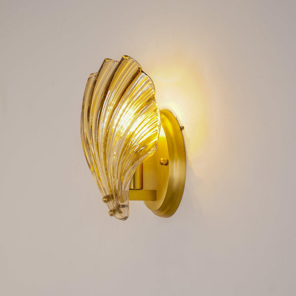 Nautilus Shell Wall Light – Coastal Brass Sconce | Luxury Nautical Accent Lighting