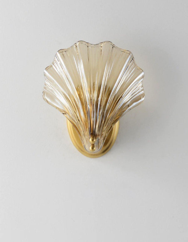 Nautilus Shell Wall Light – Coastal Brass Sconce | Luxury Nautical Accent Lighting