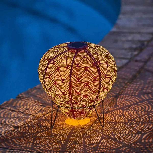 Solar Lantern Hot Air Balloon Design – Decorative Solar Outdoor Lantern | Ambient Garden Lighting