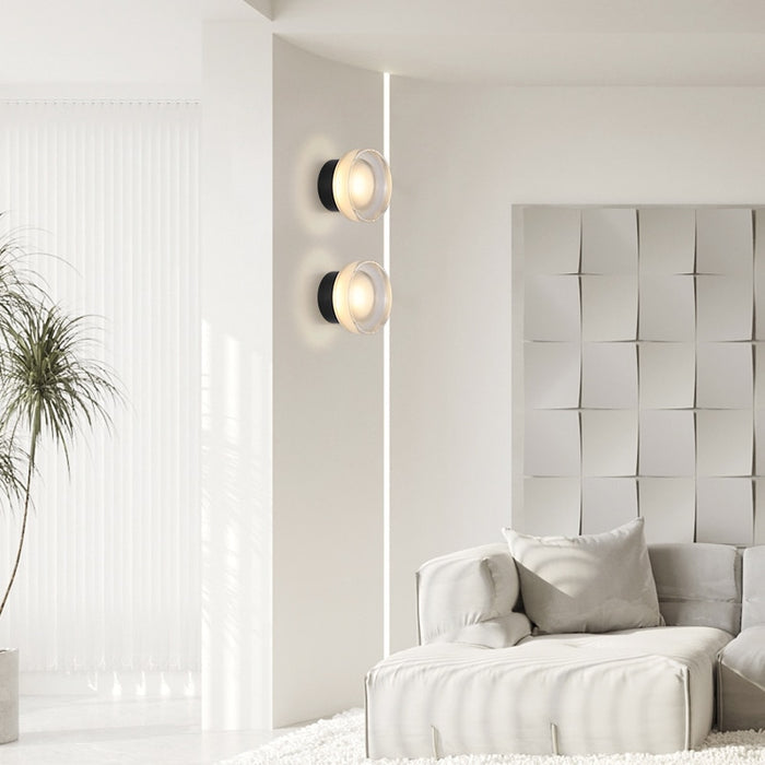 Lumière Glass Wall Light – Contemporary LED Wall Lamp | Elegant Ambient Lighting | Modern Interior Accent