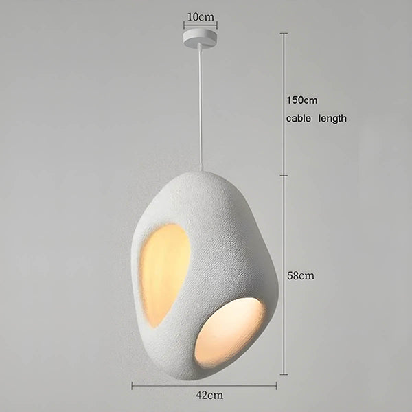 TAKI Designer Pendant Light – Modern Sculptural Hanging Lamp | Minimalist Ambient Interior Lighting