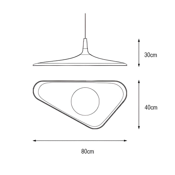 TIPI Designer Pendant Light – Modern Sculptural Hanging Lamp | Contemporary Ambient Interior Lighting