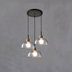 TOKYO Glass Chandelier – Minimalist Modern Pendant Light | Elegant Ambient Interior Lighting