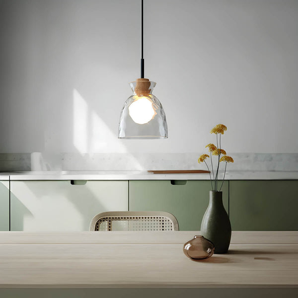 TOKYO Glass Chandelier – Minimalist Modern Pendant Light | Elegant Ambient Interior Lighting