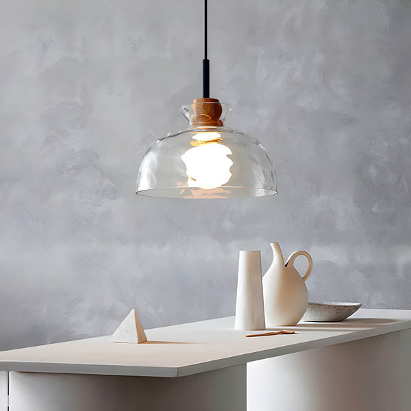 TOKYO Glass Chandelier – Minimalist Modern Pendant Light | Elegant Ambient Interior Lighting