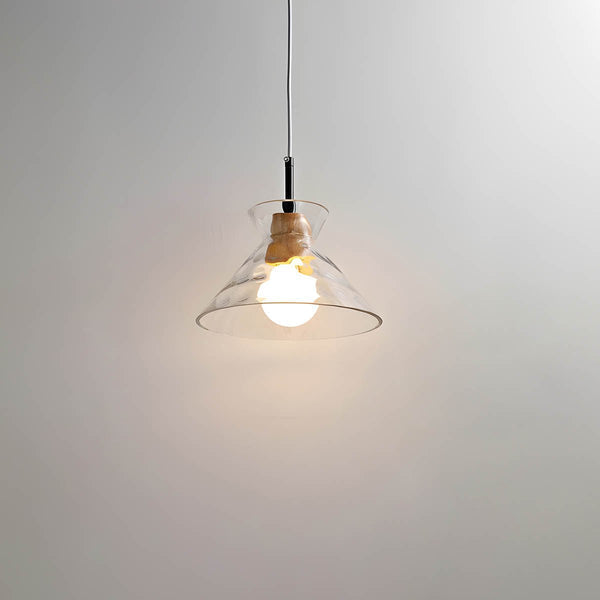 TOKYO Glass Chandelier – Minimalist Modern Pendant Light | Elegant Ambient Interior Lighting