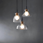 TOKYO Glass Chandelier – Minimalist Modern Pendant Light | Elegant Ambient Interior Lighting
