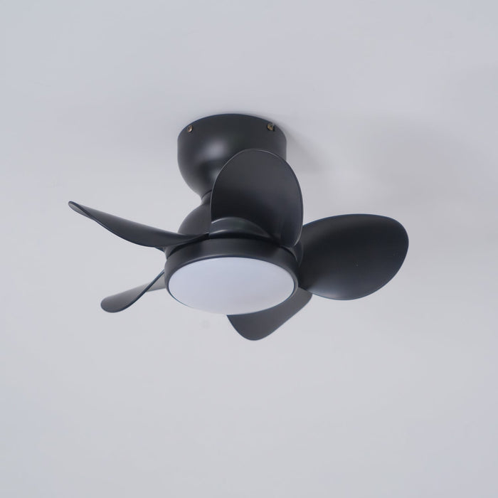 Aerlume Smart Ceiling Fan Light – 457 mm Modern LED Flush Mount Fan | Quiet Contemporary Cooling & Ambient Lighting