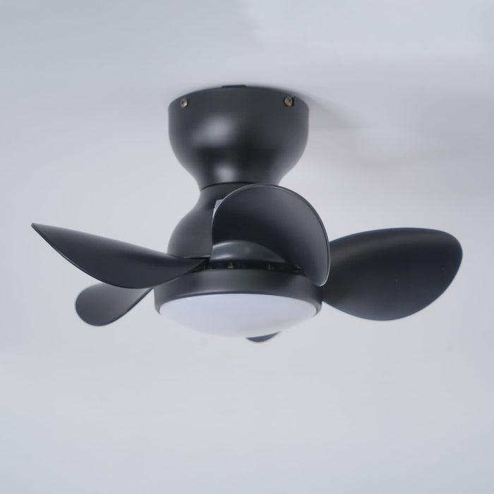 Aerlume Smart Ceiling Fan Light – 457 mm Modern LED Flush Mount Fan | Quiet Contemporary Cooling & Ambient Lighting