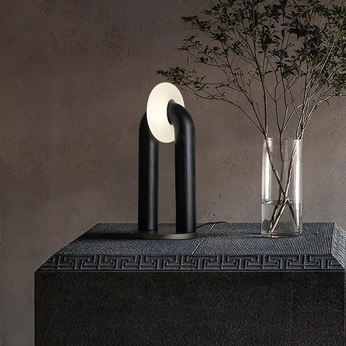 Arch Light Wireless LED Table Lamp – Modern Curved Design with Natural Elegance