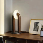 Arch Light Wireless LED Table Lamp – Modern Curved Design with Natural Elegance
