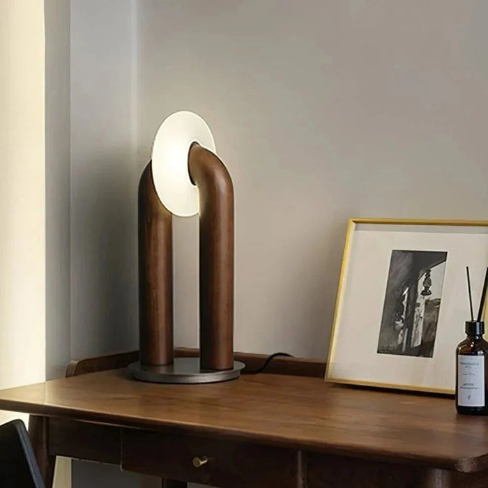 Arch Light Wireless LED Table Lamp – Modern Curved Design with Natural Elegance