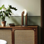Arch Light Wireless LED Table Lamp – Modern Curved Design with Natural Elegance