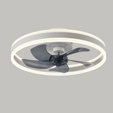 AeroLume Ceiling Fan Light – Modern Flush Mount LED Fan | Smart Cooling & Ambient Interior Lighting
