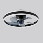 AeroLume Ceiling Fan Light – Modern Flush Mount LED Fan | Smart Cooling & Ambient Interior Lighting