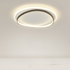 Auréline LED Ceiling Light – Modern Black & Gold Flush Mount Lamp | Contemporary Luxury Lighting for Stylish Interiors