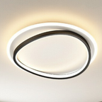 Auréline LED Ceiling Light – Modern Black & Gold Flush Mount Lamp | Contemporary Luxury Lighting for Stylish Interiors