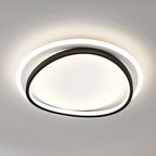 Auréline LED Ceiling Light – Modern Black & Gold Flush Mount Lamp | Contemporary Luxury Lighting for Stylish Interiors