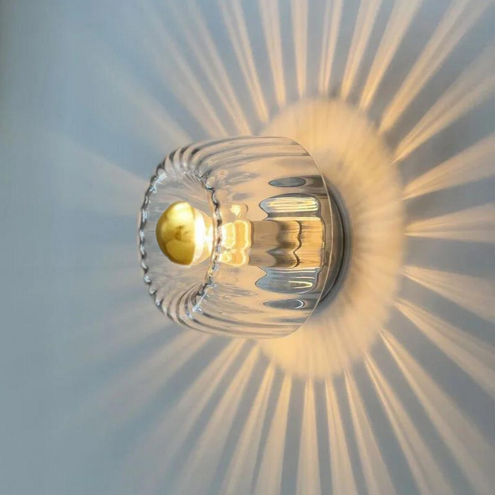 Nordica Bauhaus Wall Light – Scandinavian Glass Wall Lamp | Modern Ambient Lighting | Timeless Interior Elegance