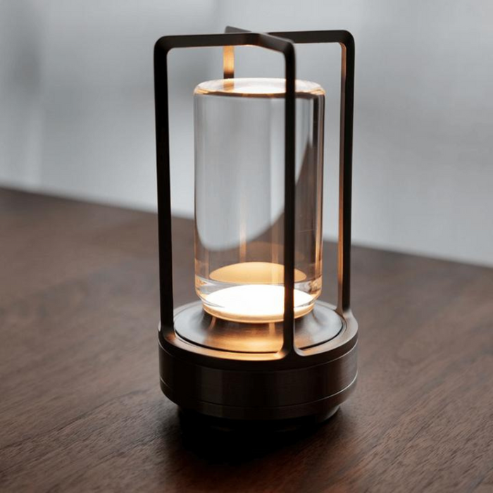 Sunny Side Up Crystal LED Table Lamp – Rechargeable Designer Lamp | Luxury Ambient Lighting