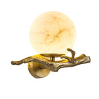 Modern Creative Marble Wall Lamp – Scandinavian Elegance with Artistic Character