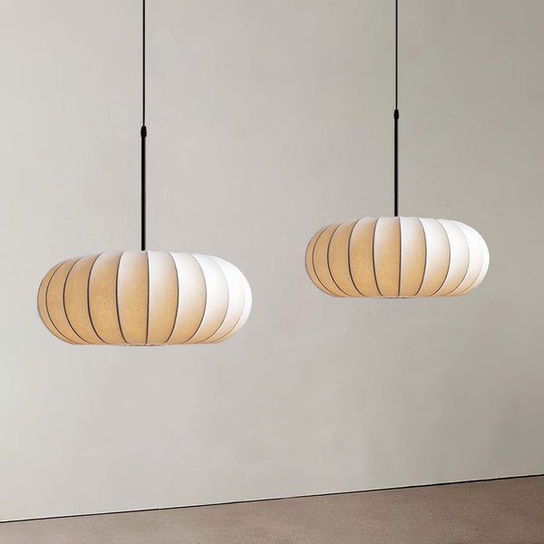 Verona Wabi-Sabi Pendant Light – Minimalist Silk Hanging Lamp | Japanese Inspired Ceiling Lighting