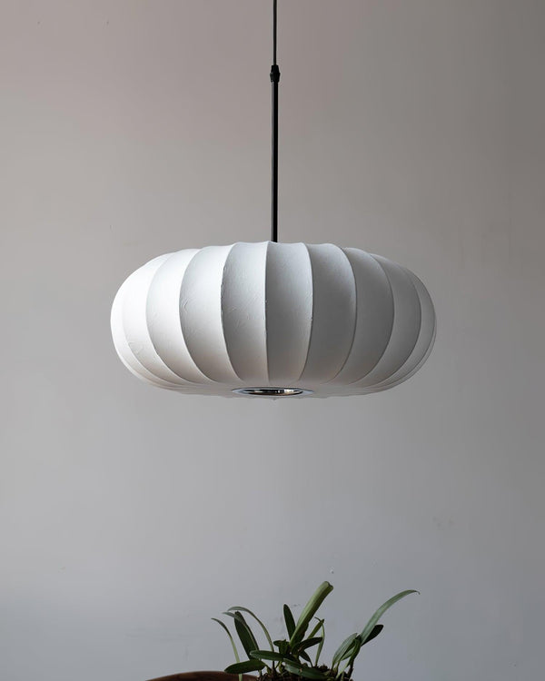 Verona Wabi-Sabi Pendant Light – Minimalist Silk Hanging Lamp | Japanese Inspired Ceiling Lighting