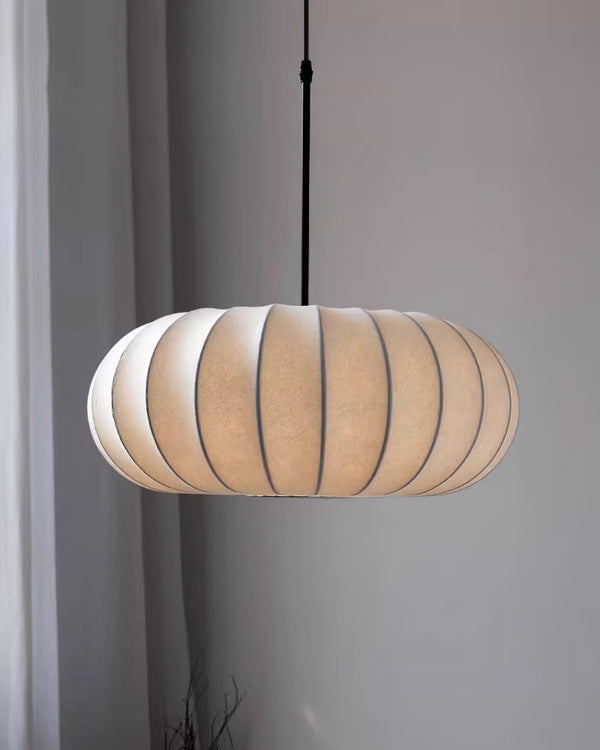 Verona Wabi-Sabi Pendant Light – Minimalist Silk Hanging Lamp | Japanese Inspired Ceiling Lighting