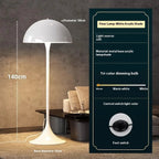 Nordhaven Mushroom Floor Lamp – Scandinavian Designer Lighting | Modern Ambient Statement Lamp