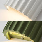 WaveForm Resin Wall Light – Modern Up & Down Lighting | Contemporary Designer Sconce