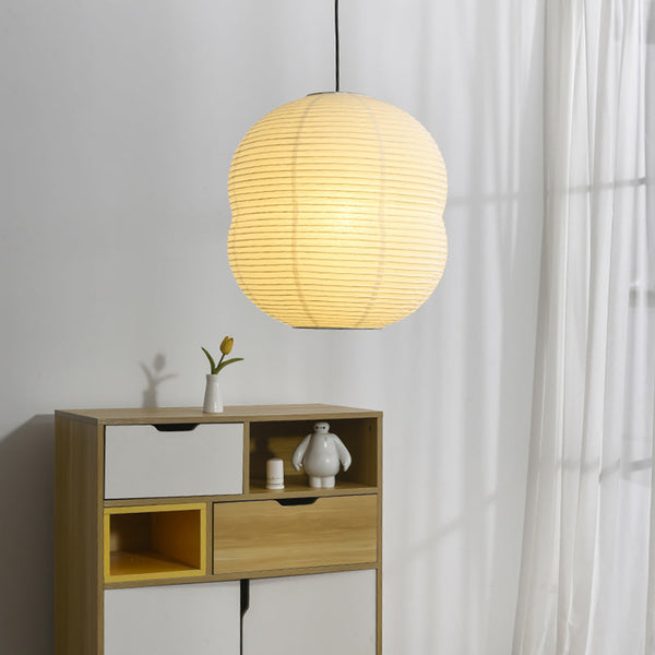 Washi Mini Pendant Light – Japanese Paper Hanging Lamp | Minimalist Handcrafted Ceiling Lighting