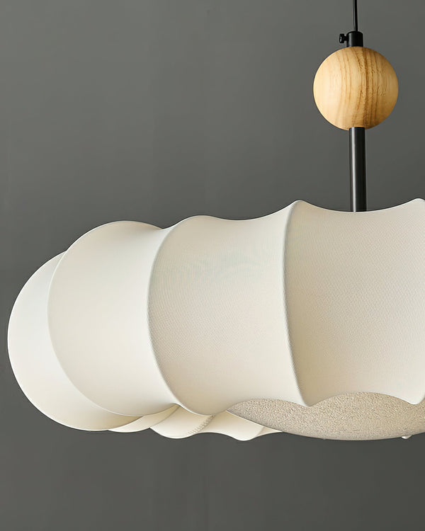Veil Fabric Pendant Light – Modern LED Hanging Lamp | Soft Luxury Interior Lighting