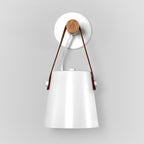 Conical Wooden Wall Lamp – Scandinavian Warmth with Natural Elegance