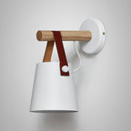 Conical Wooden Wall Lamp – Scandinavian Warmth with Natural Elegance