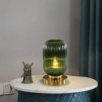 AuroraGlass Table Lamp – Modern Glass Accent Light | Scandinavian Designer Lighting for Elegant Interiors