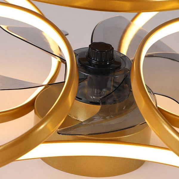 Flower LED Ceiling Fan Light – Modern Floral Ceiling Fan with Remote | Elegant Cooling & Ambient Lighting