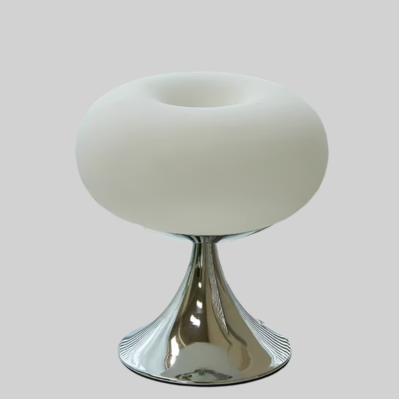 Pomelle Bauhaus Table Lamp – Retro Glass Accent Light | Vintage-Inspired Designer Lighting