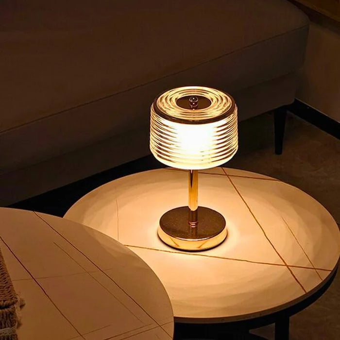 Celestique Crystal Table Lamp – Luxury Ambient Lighting | Elegant Gold Decorative Lamp