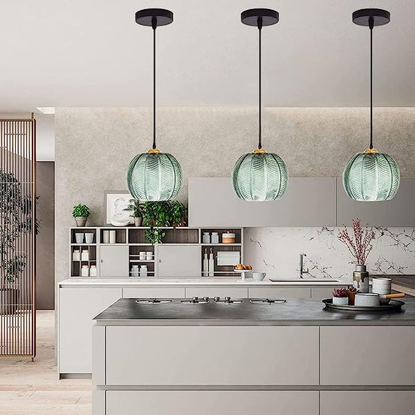 Aalin Pendant Light – Decorative Frosted Glass Hanging Lamp | Elegant Ambient Dining Lighting