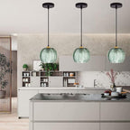 Aalin Pendant Light – Decorative Frosted Glass Hanging Lamp | Elegant Ambient Dining Lighting