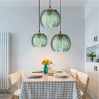 Aalin Pendant Light – Decorative Frosted Glass Hanging Lamp | Elegant Ambient Dining Lighting