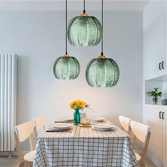 Aalin Pendant Light – Decorative Frosted Glass Hanging Lamp | Elegant Ambient Dining Lighting