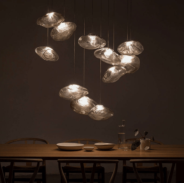 Bubble Glass Pendant Light – Minimalist Sculptural Hanging Lamp | Modern Statement Interior Lighting